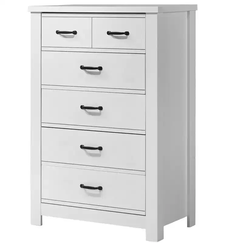 Cassini 31 White 5-Drawer Chest