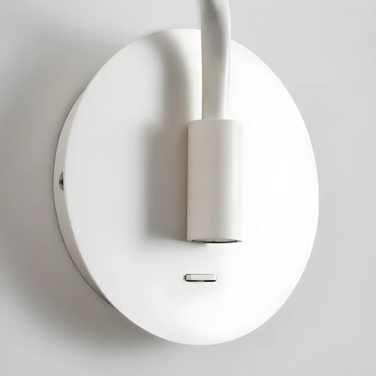Modern Metal White Black Adjustable Swing Arm Wall Light