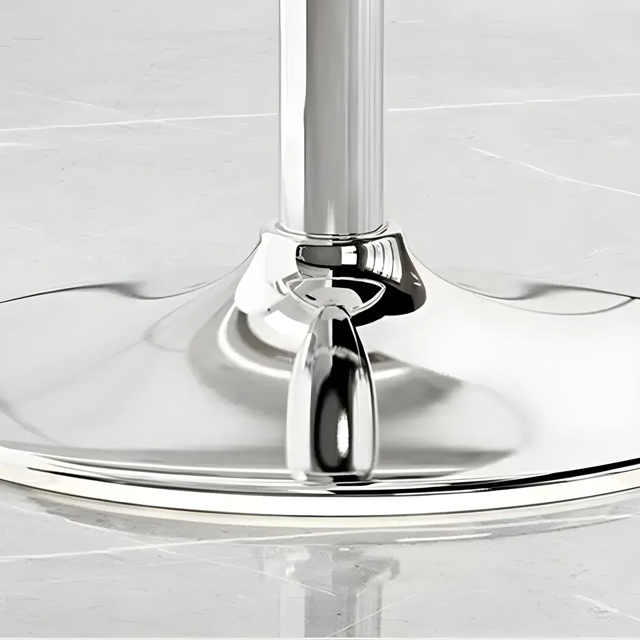 Modern Swivel Cushioned Acrylic Bar Stools with Backs