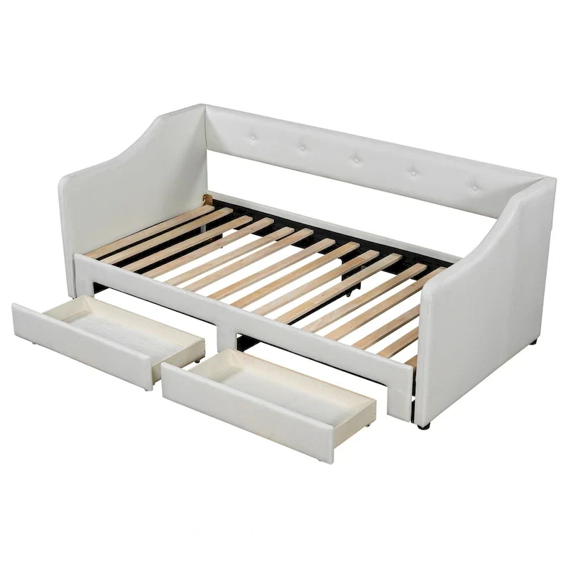 Twin XL to King Daybed with Drawers