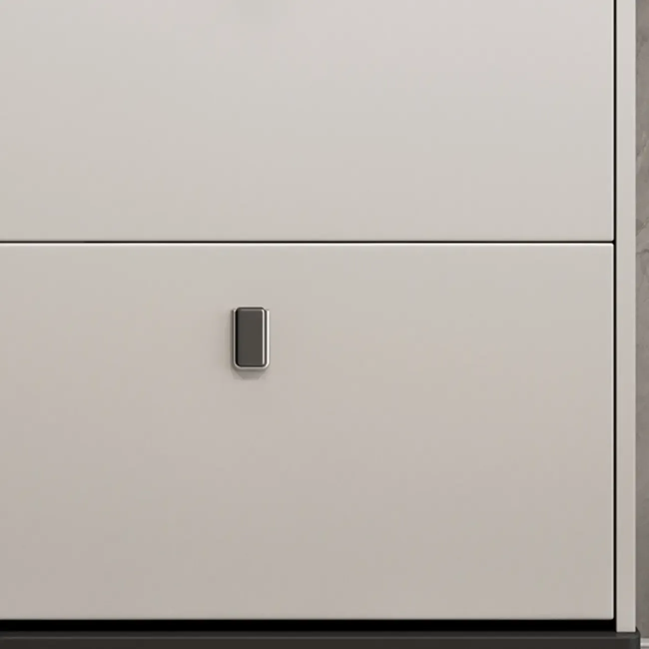 Modern Wood Shoe Cabinet with Adjustable Shelves, Entryway