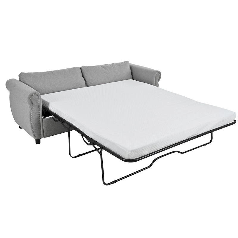 80.7 Pull-Out Sleeper Sofa Bed with Foam Mattress