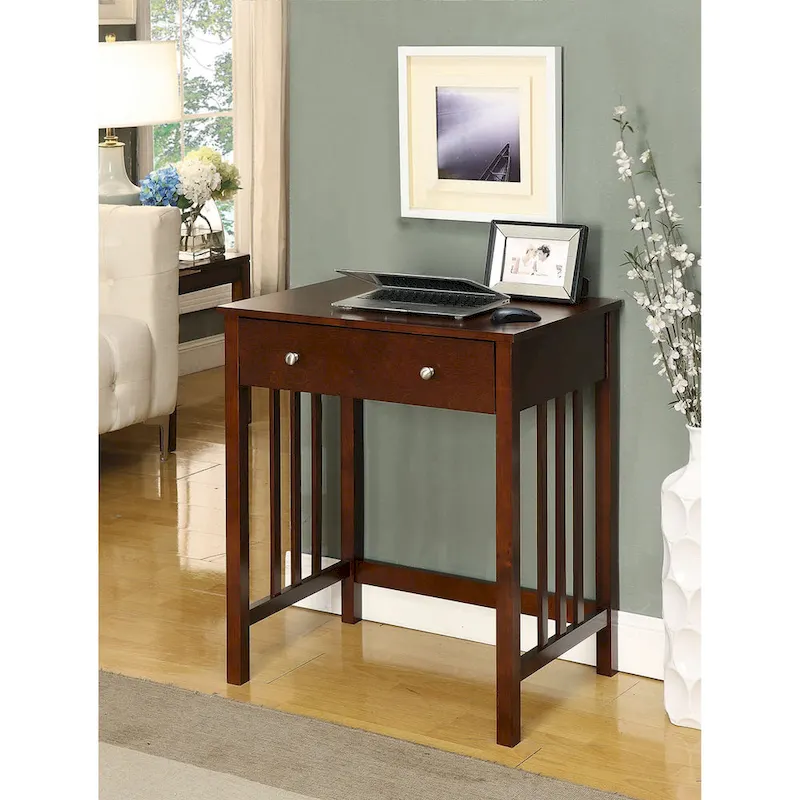 Convenience Concepts Designs2Go Mission Desk with Keyboard Drawer