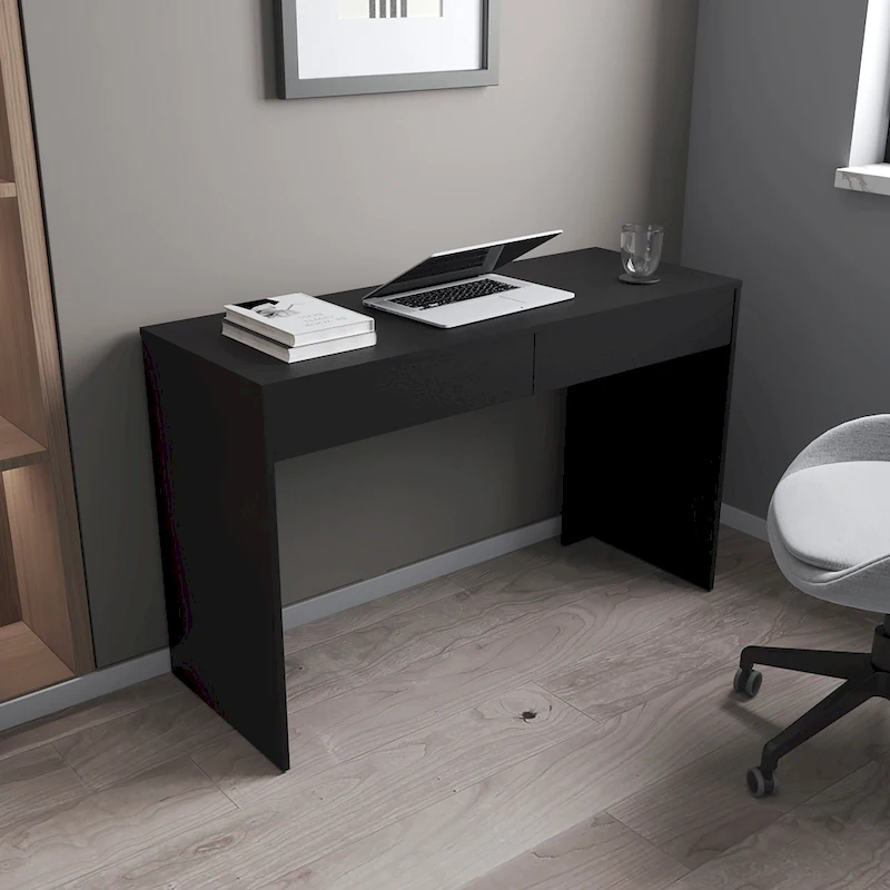 FM Furniture Tampa 2-Drawer Computer Desk with 2 Handleless Drawers