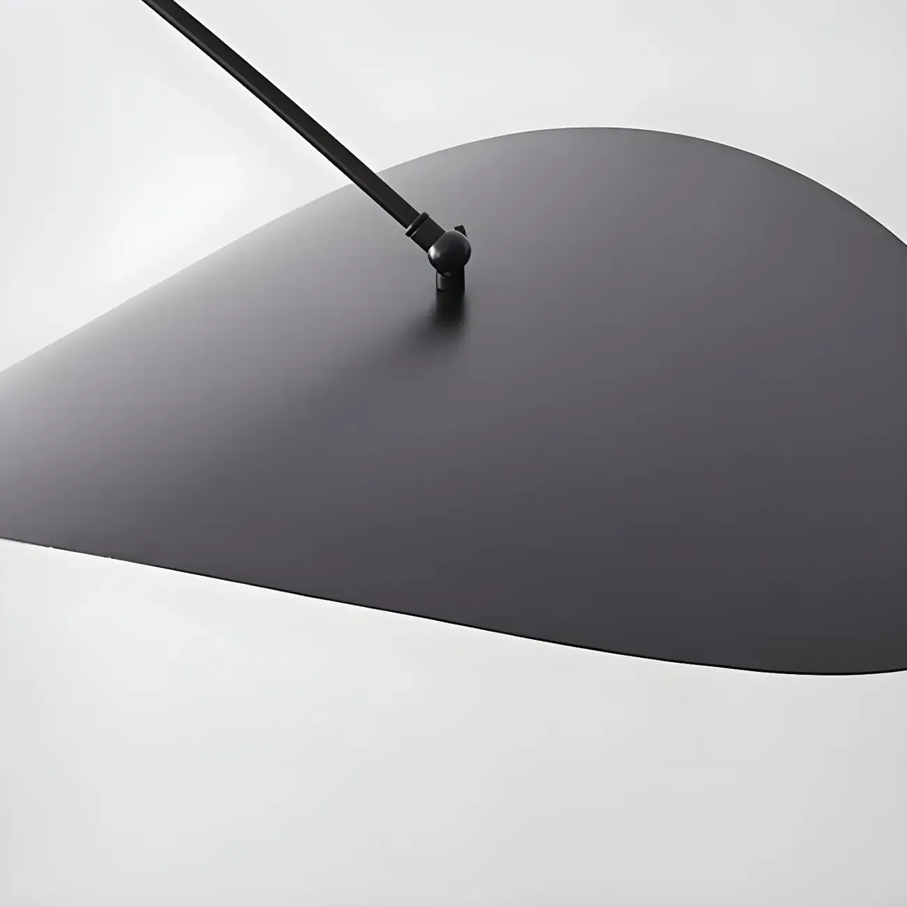 Elegant Black Metal Ambient Lighting Swing Arm Wall Light