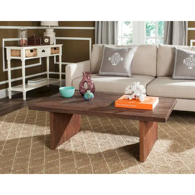 Elyse Mid-Century Rectangular Coffee Table - 47Wx26Dx16H