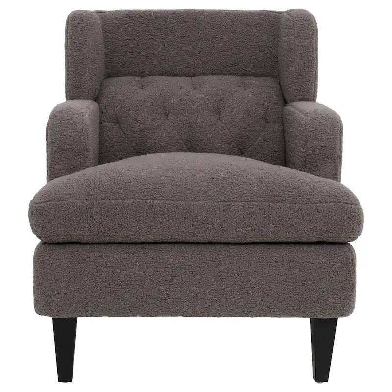 Nabo Modern Fabric Accent Chair with Cushion Back by Christopher Knight Home