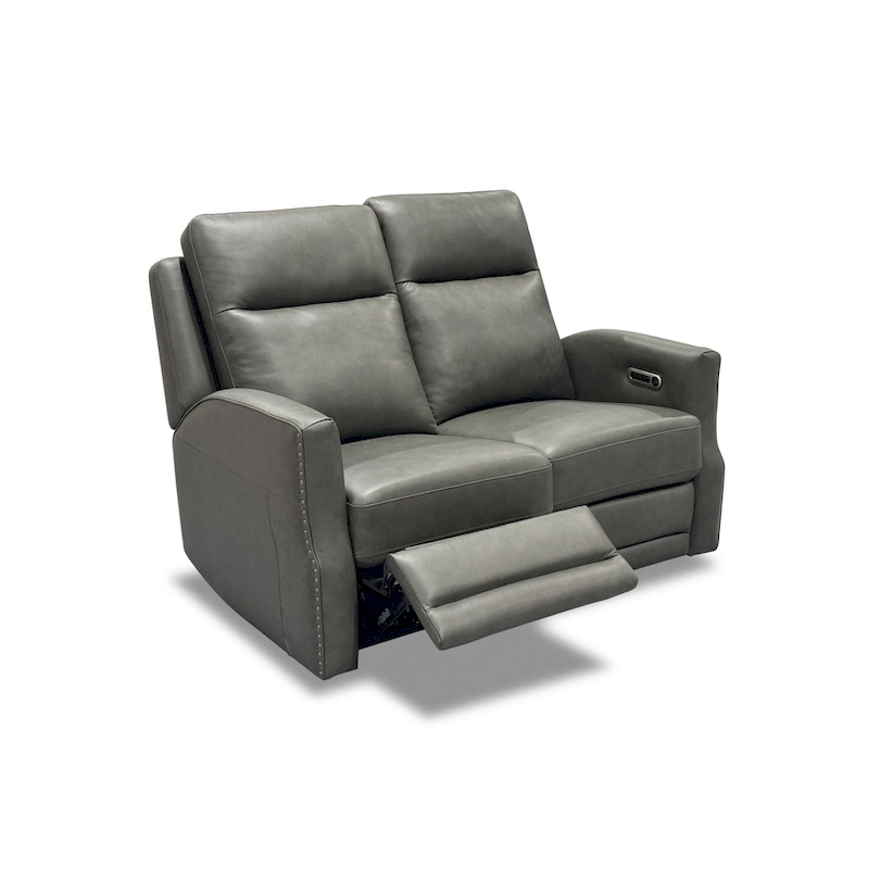Maxwellton Cedar Power Reclining Loveseat with Power Headrests and Lumbar by Flexsteel - 56