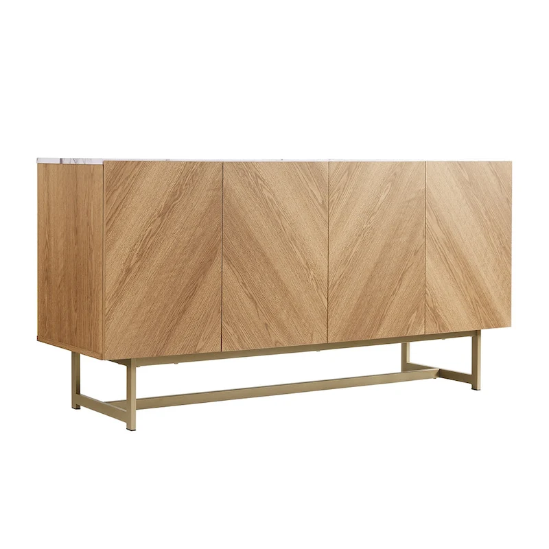 Roomfitters Media Console Cabinet/TV Stand/Side board up to 60 - 58 inches