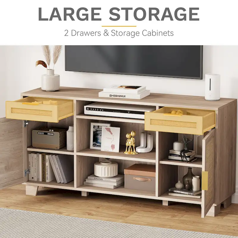 Moasis 58 Rattan TV Stand