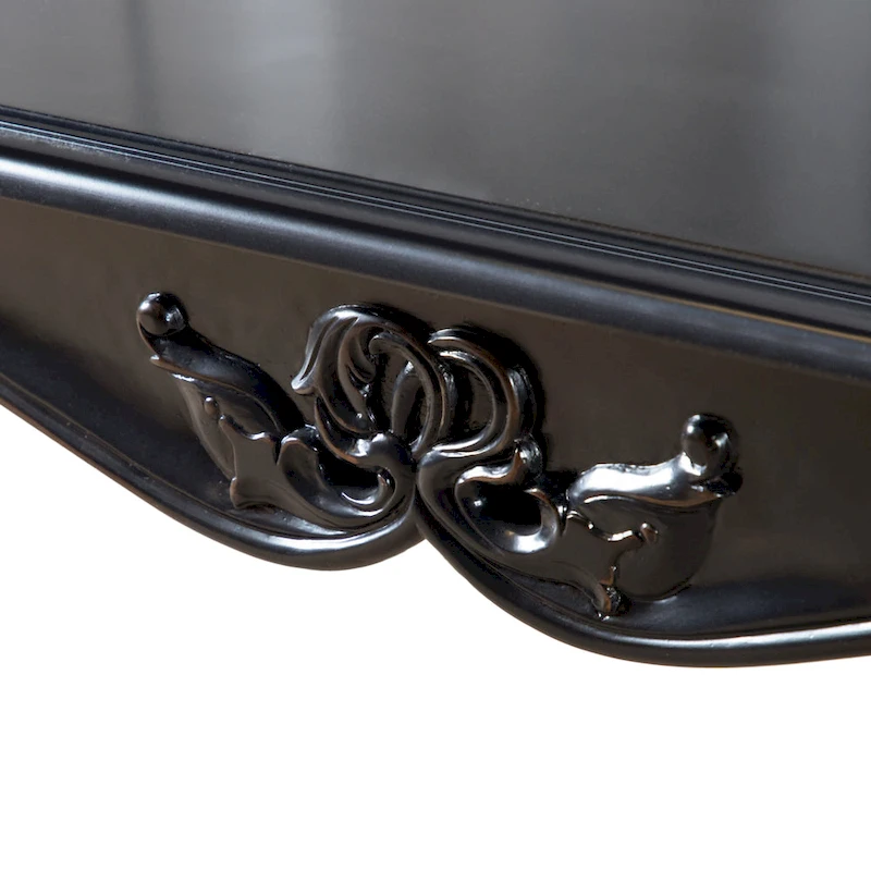 Furniture of America Clarissa Traditional Solid Wood Coffee Table with Carved Legs