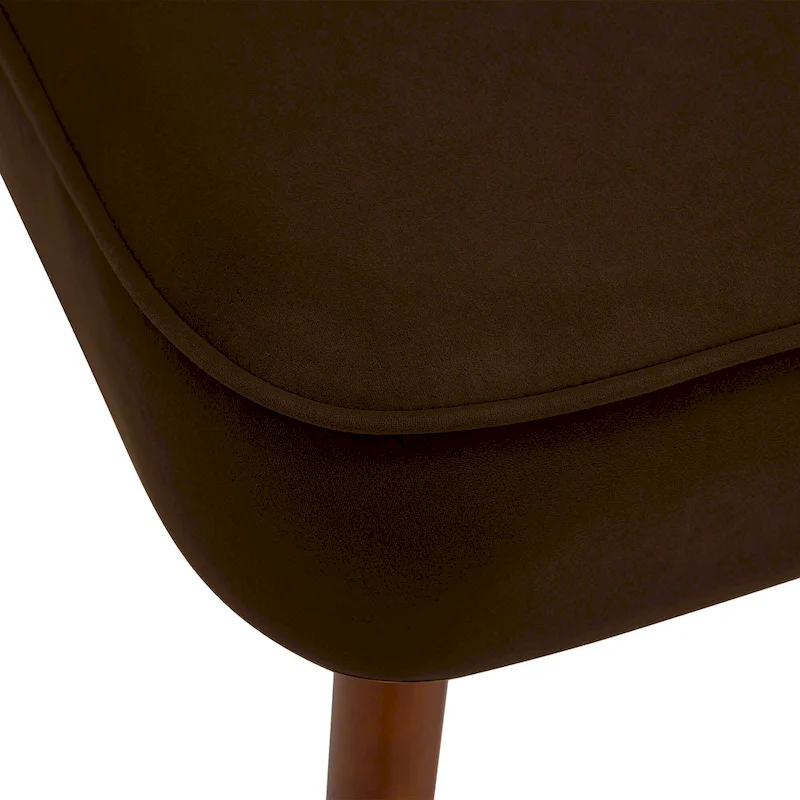 Tufted Velvet Accent Chair Upholstered Living Room Side Chair - 27.6 W x 28 D x 31.3 H