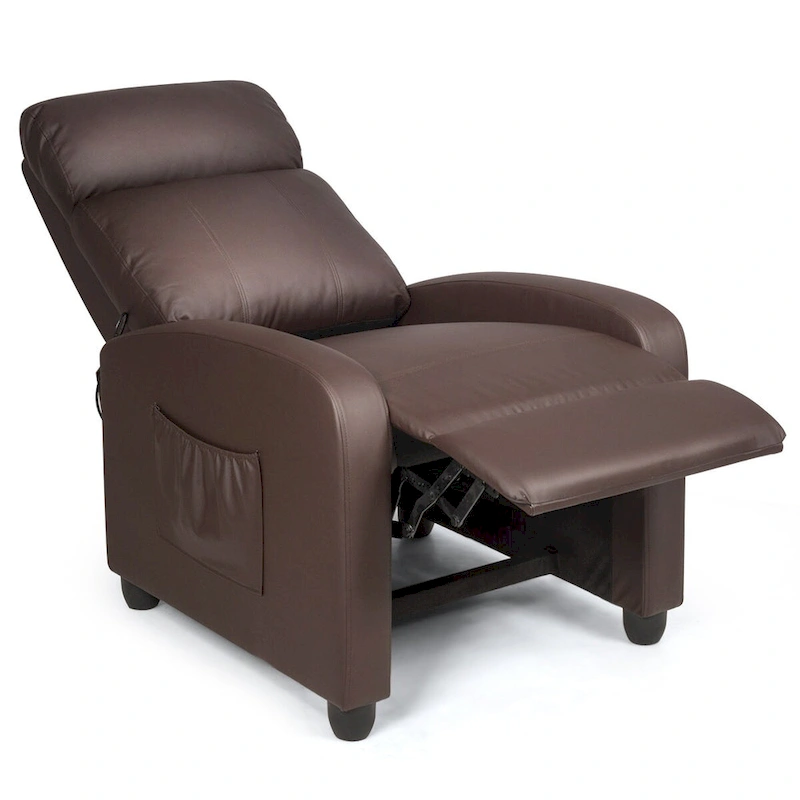 Recliner Massage Chair, Ergonomic Adjustable Single Sofa with Padded