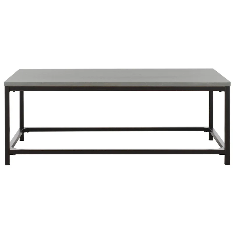 SAFAVIEH Aino Reclamined Wood Finish Coffee Table - 48 x 24 x 17.7 - 48Wx24Dx18H