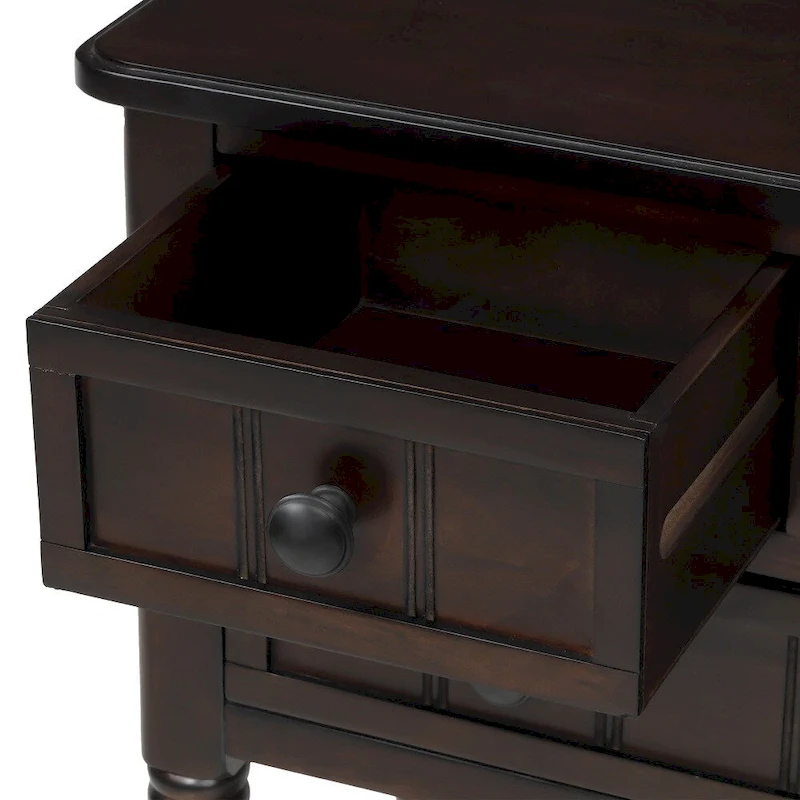 Copper Grove Colby 3-drawer Console Table with Bottom Shelf