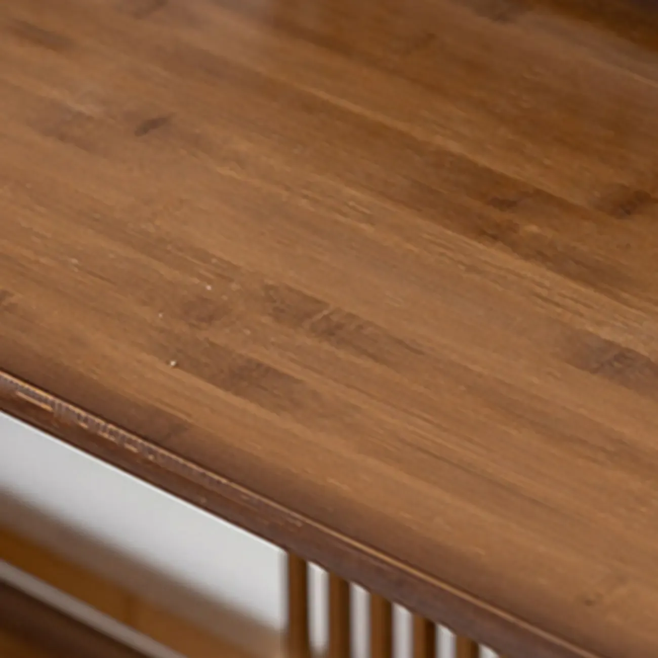 Vertical Modern 4-Tier Open Back Brown Wood Bookcase