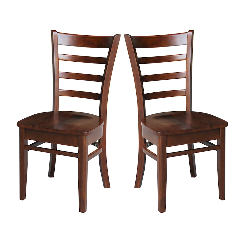 International Concepts Set of Two Emily Side Chairs