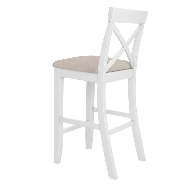 3-Piece Dining Table and Chair Set, Small Counter Height Table and Chair Set with Kitchen Breakfast Nook and 2 Chairs