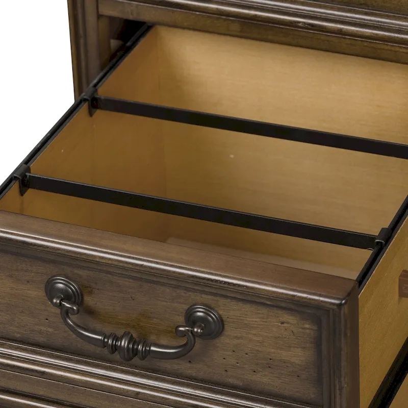 Amelia Antique Toffee Jr Executive Desk