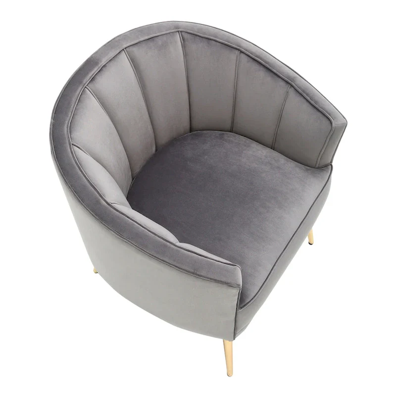 Modern Velvet Accent Chair