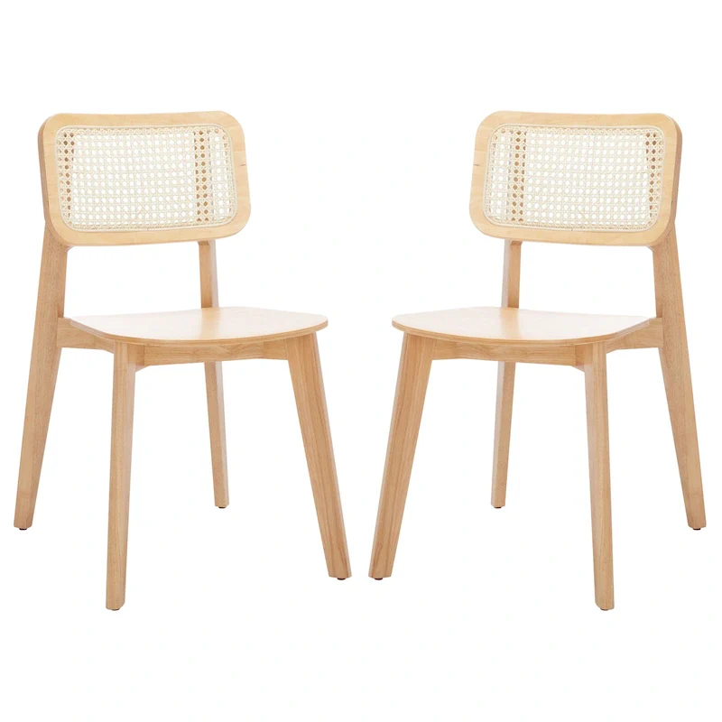 Cane Dining Chair - 17 W x 20 D x 32 H - 17Wx20Dx32H