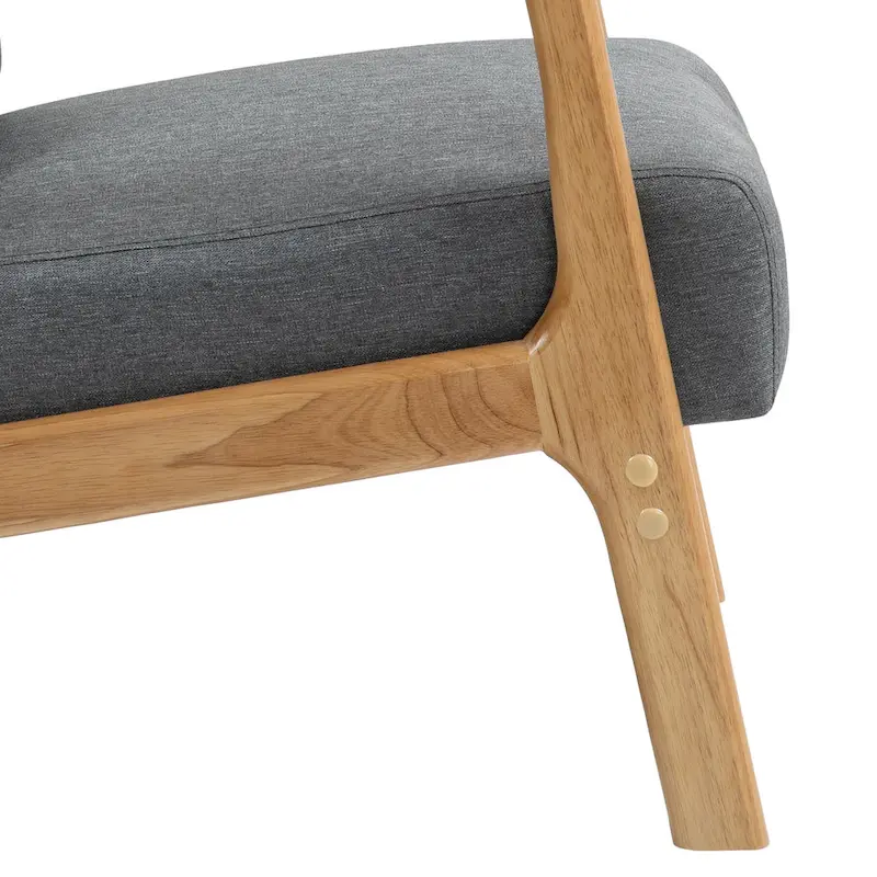 Upholstered Armchair Accent Chairs with Pillows Set of 2