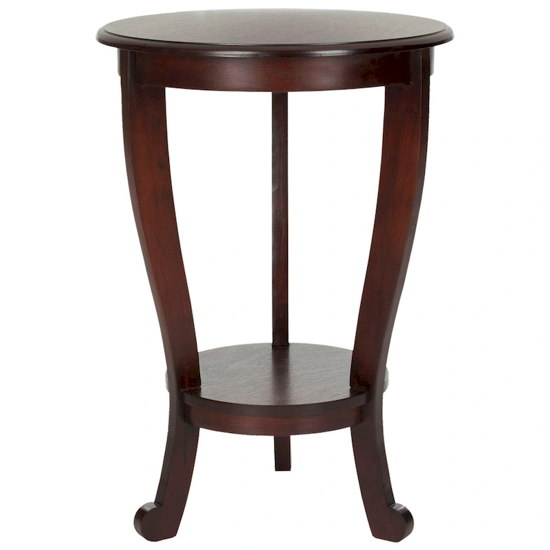 SAFAVIEH Carlotta Grey Pedestal Side Table - 18.1 x 18.1 x 26 - 18Wx18Dx26H