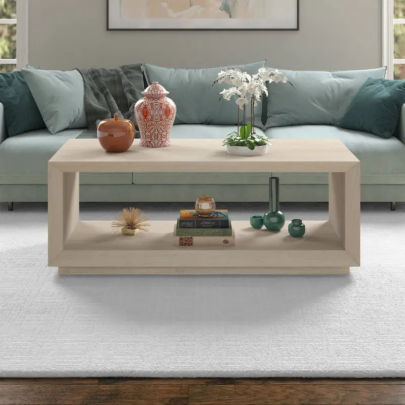 Tannen 48 Wide Rectangular Coffee Table - 47.5 Wide