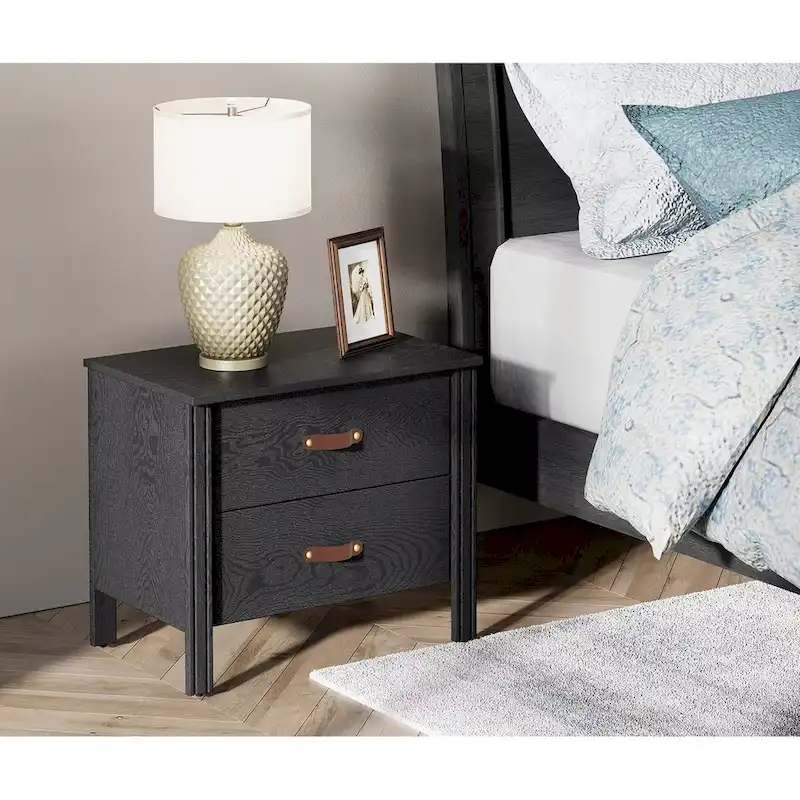 Small Side Table End Table Nightstand with Drawers