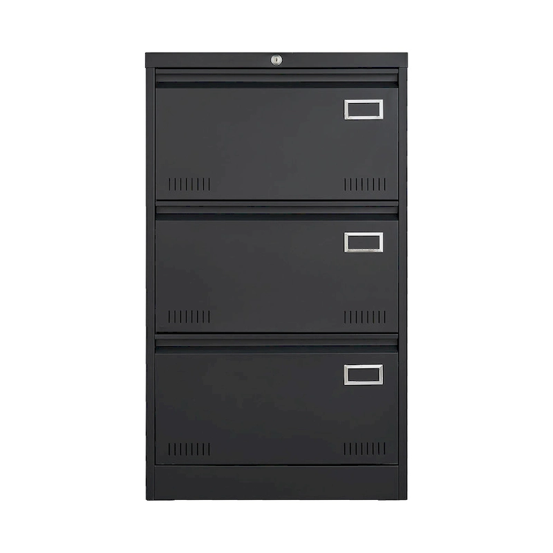 Metal Lateral 3 Drawer File Cabinet with Lock