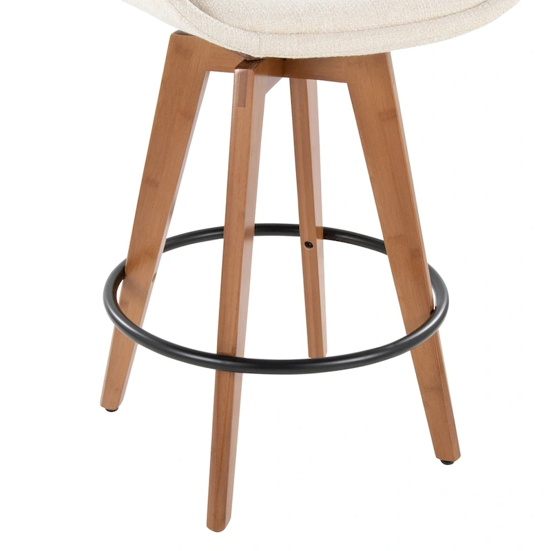 Carson Carrington Pugo 26 Fixed-Height Counter Stool in Noise Fabric