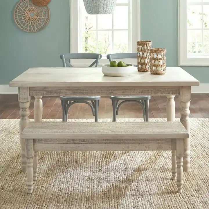 Grain Wood Furniture Valerie Solid Wood Dining Bench