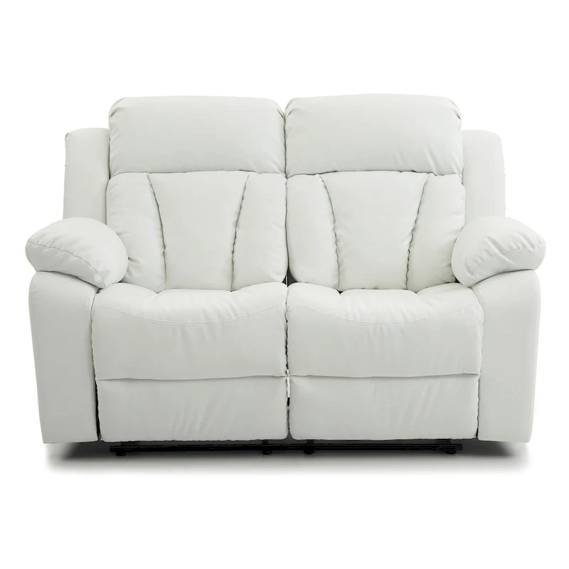Daria Faux Leather Reclining Loveseat