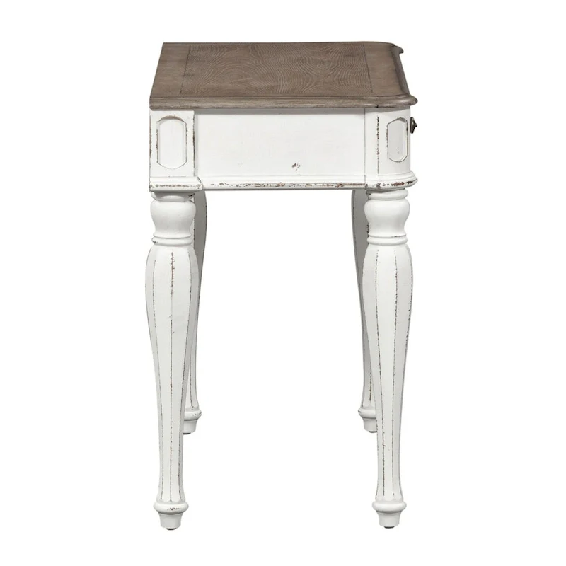 Antique White Weathered Bark Vanity