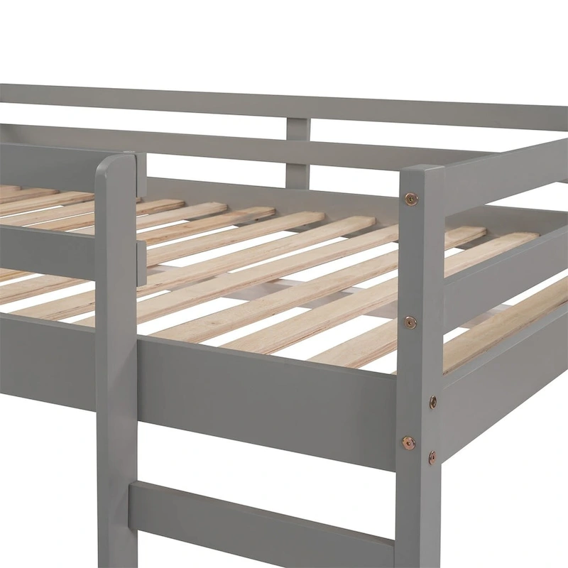 Merax Full Loft Bed with Slide
