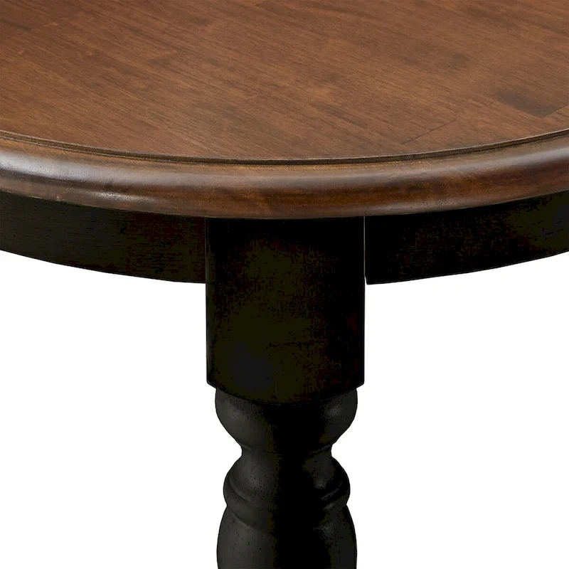 Mackenzie Country Antique Two-tone Dining Table by iNSPIRE Q Classic
