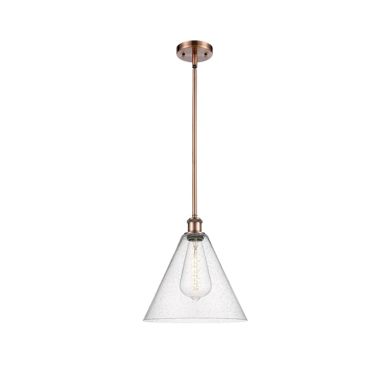 Innovations Lighting 516-1S-13-12 Berkshire Pendant Berkshire 12  Wide