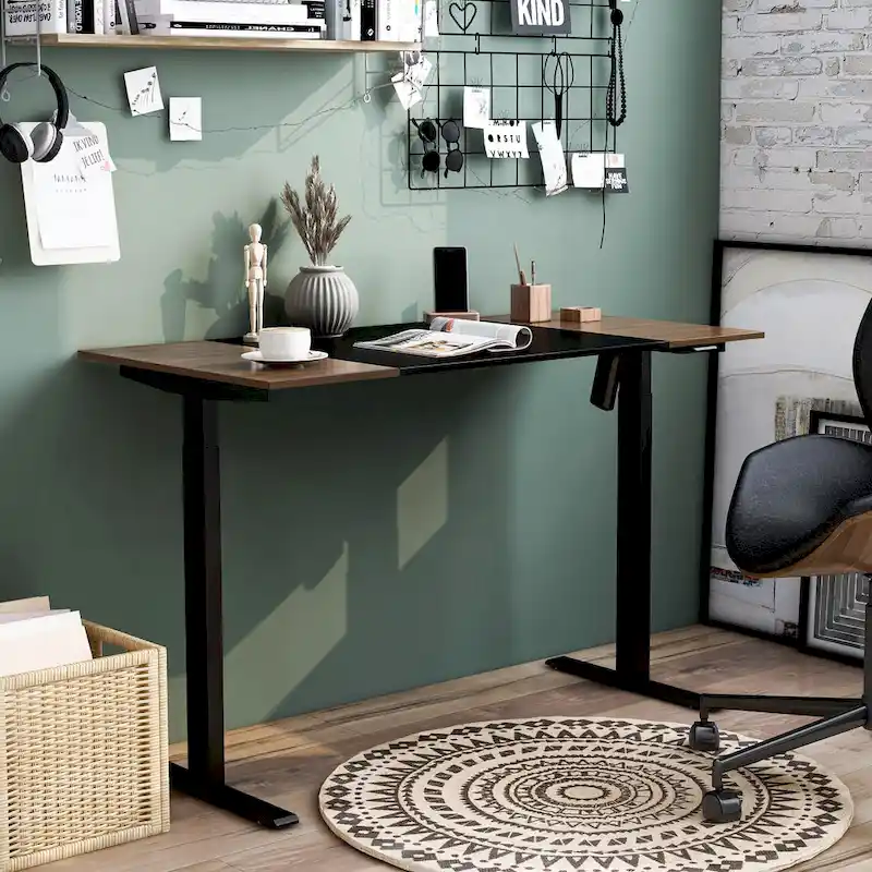 Getty Modern 47-inch Steel Adjustable Standing Desk by