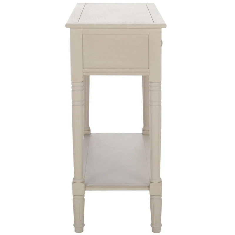 Grey 2-Drawer Console Table - 35.8 x 13.8 x 29.5 - 36Wx14Dx30H