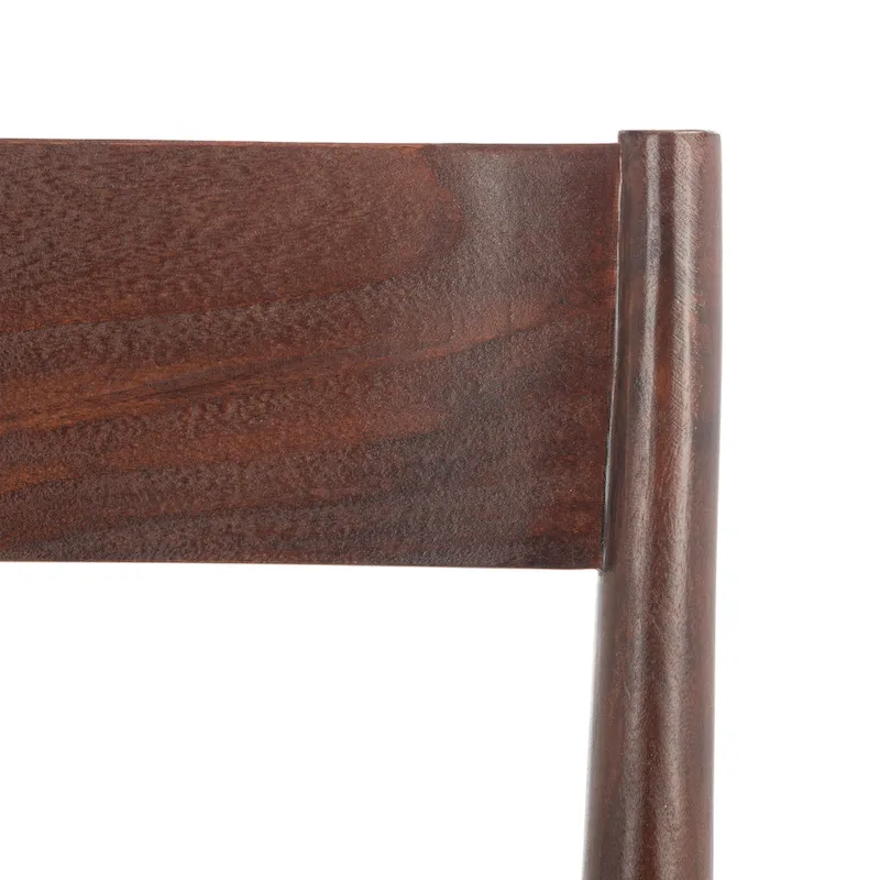 SAFAVIEH Myrle Leather Dining Room Chair (Set of 2) - 18.5 W x 20 L x 31.5 H - 19Wx20Dx32H