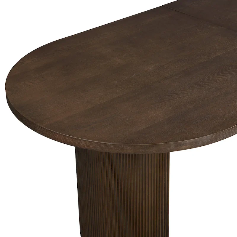 Modern Style Oval Wood Dining Table