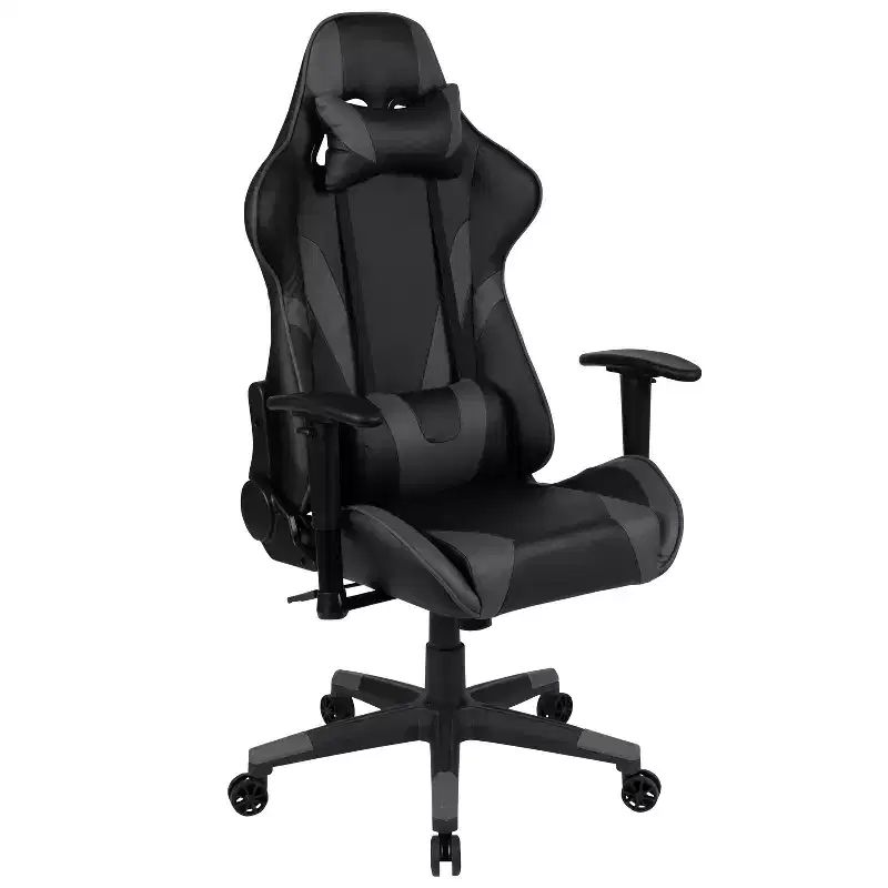 Flash Furniture Gaming Desk and Reclining Gaming Chair Set with Cup Holder and Headphone Hook