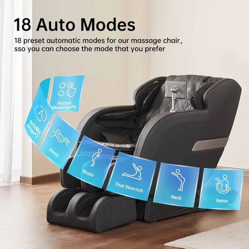 Full Body Zero Gravity Massage Chair with SL Track, Body Scan and App Control