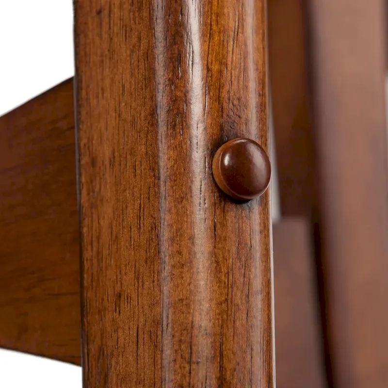 SEI Furniture Rhoda Mid Century Modern Oval Wood Coffee Table