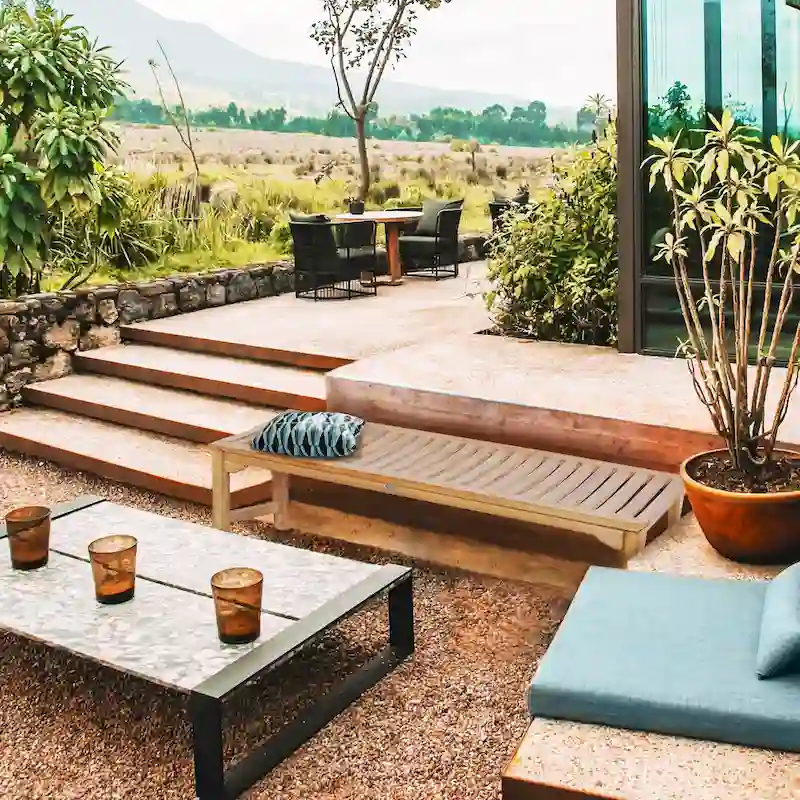 Seven Seas Teak Ocean City Outdoor Teak Wood Patio Backless Bench, 4 Foot