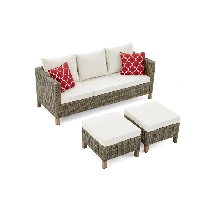 6 Piece Sectional Seating Group with Cushions