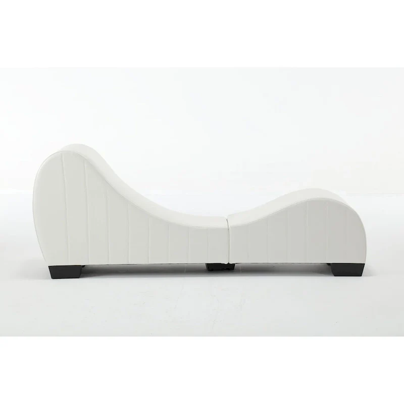 Modern Faux Leather Curved sofa