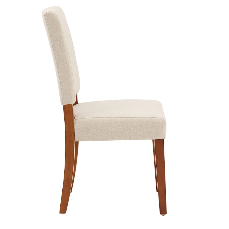 Calvados Upholstered Fabric Keyhole Dining Chairs (Set of 2) by