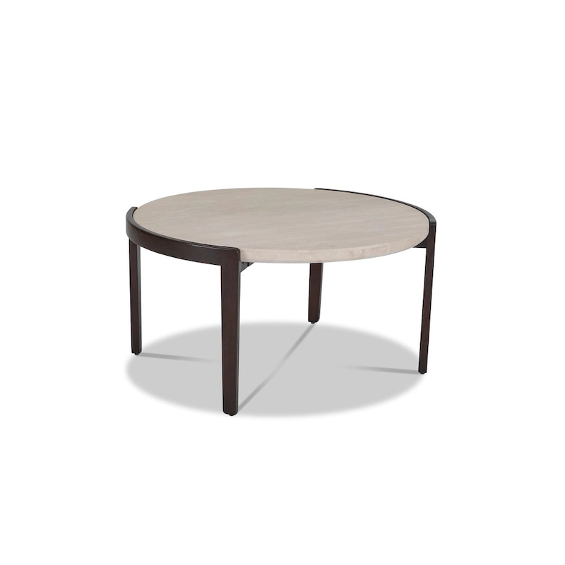 Palette Stone Round Coffee Table - 35 x 18 x 35