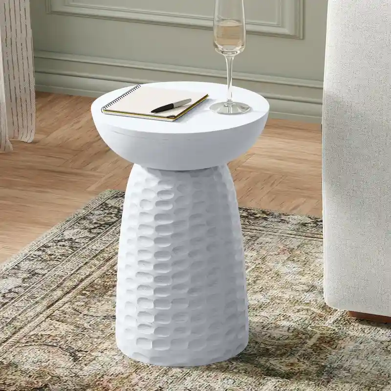Solid Wood Accent Table - 12.6